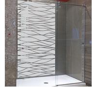 Ambiance Sticker Film Fenêtre Anti Regard Occultant - L'OCÉAN - Stickers Autocollant Brise-Vue pour Vitre & Porte de Douche - 115x65cm