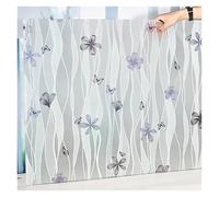 Film Fenetre Film de vitrail Auto-adhésif 3D, Verre de confidentialité, Film de Protection Solaire décoratif en Vinyle, Autocollants de fenêtre Miroir de Protection Solaire(Color4,45X500 CM)