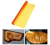 Film fumé extensible en vinyle orange ambré pour éclairage de voiture, parfait pour phares et feux de brouillard, 30,5 x 121,9 cm