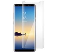 Film Galaxy Note 8 Protection verre trempé bords incurvés contourss Transparent