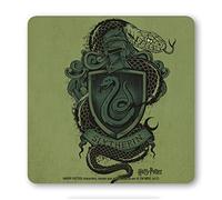 Film - Harry Potter - Serpentard - Logo - Serpente I Dessous de Verre I sous-Verres I 10x10cm I Design Original sous Licence