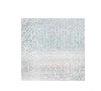 Film holographique anti-UV pour surfaces intérieures en verre, améliore l'intimité tout en laissant entrer la lumière, réutilisable et redimensionnable, à base de PVC (45 cm x 2 m)