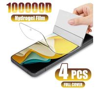 Film Hydrogel À Couverture Complète,4 Pièces,Pour Xiaomi 15 14 13t Ultra 12t 11 Pro Note 10 9 Lite,Protecteur D'écran,Doux Et Transparent,Pas En Verre.For 11 Pro Ultra.4pcs