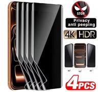 Film Hydrogel de confidentialité, 4 pièces, pour Realme 16 14 15 13 12 11 10 9 Pro Plus, protecteur d'écran sans empreintes digitales For Realme 12ProPlus