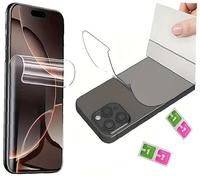 Film hydrogel double face haute transparence Compatible avec Samsung Galaxy A40 - Protection écran et dos ultra fine, découpe précise