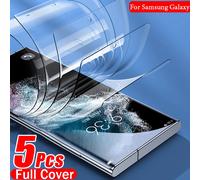 Film Hydrogel HD pour Samsung Galaxy S26 S25 S24 S23 S22 S21 S20 Plus Ultra Protection d'écran intégrale A55 A35 A16 Note 20 10 5G For Note20 Ultra