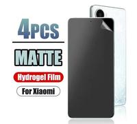 Film Hydrogel Mat,4 Pièces,Pour Poco F5 X7 X6 X5 X3 Pro F4 Gt M3 Pour Xiaomi 14 Ultra 13t 12t Pro 14 13 12,Protecteur D'écran Sans Verre.Film Hydrogel.For Poco F3 Gt