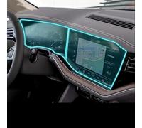 Film intérieur de Voiture pour VW Touareg 2019 2020 2021 2022 2023,Console Centrale intérieure de Voiture TPU Transparent Film de Protection Anti-Rayures,Style-1