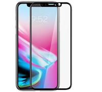 Film iPhone X / XS Verre Trempé Protection Intégrale Ecran Vitre 9H contour Noir