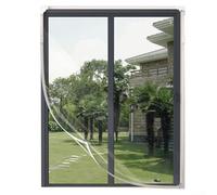 Film isolant coupe-vent transparent conçu pour conserver la chaleur intérieure, imperméable et résistant aux taches pour un nettoyage facile et une utilisation durable (1,2 m x 1,6 m)