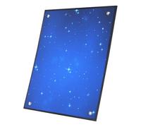 Film isolant et intimité for fenêtres, protection solaire et occultante, pare-soleil en aluminium, épaisseur 7 mm, adapté for les habitations.(Night (BK),50x100cm/19.7x39.3in)