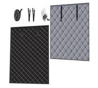 Film Isolant Fenêtre Anti Froid, 30 50 80 120 140cm Kit D'isolation De Fenêtre Pour L'hiver, Film Isolant Coupe-vent, Rideau De Isolation Thermique Pour Fenêtres,Rideaux Isolant(Gray,L160xH220cm)