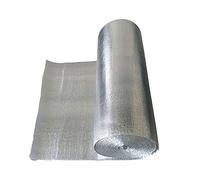 Film Isolant Isolant en Aluminium Feuille de radiateur à Bulles réfléchissante 5 mm Mylar Double Feuille à Bulles Froides et Chaudes, barrière radiante résistante à la Chaleur, à l'eau, au Bruit, dou
