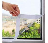 Film isolant pour fenêtre (120x160cm)Anti Froid d'hiver Découpe DIY Transparent et Rétractable de survitrage thermo Cover