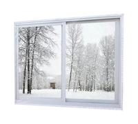 Film isolant pour isolation transparente épaisse | Protection isolante thermique pour terrasse, garage, grenier, balcon et maison d'habitation avec simple vitrage