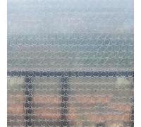 Film isolant réutilisable pour fenêtre avec film à bulles en PVC épais pour une meilleure protection thermique, convient pour le salon, la salle de bain et la salle à manger (80 x 100 cm)