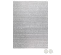 Film isolant thermique en aluminium for fenêtres, épaisseur 3 mm, protection solaire anti-UV, adapté aux vérandas, camping-cars et salles de bains.(90x100cm/35.4x39.3in)
