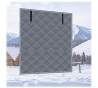 Film Isolant Thermique Fenetre Anti Froid D'hiver Rideau Occultant Réutilisable de Survitrage Kits D'isolation pour Chambre À Coucher de Salon 60/80/90/120cm(Gris,47x98in/120x250cm)