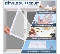 Film isolant thermique pour fenêtre 200 x 60 cm