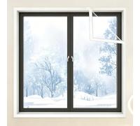 Film Isolant Thermique pour l'hiver, Kit D'Isolation sans Percage | Film Transparent pour Vitrage - Protection D'hivernage Réutilisable pour L'Isolation Thermique - Facile à Poser et Retirer