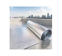 Film isolant thermique réfléchissant en aluminium pour fenêtres et balcons | Aluminium double face; Épaisseur 5mm/10mm; Largeur 1m; Longueur 100cm-2000cm; Découpe facile(1600x100x0.5cm)