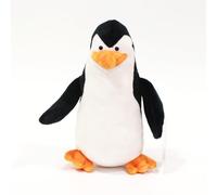 Film Les Pingouins de Madagascar Jouets en Peluche Ensembles Mignon Dessin Animé Hippopotame Girafe Lion Oreiller Peluche Animal Poupée pour Les Enfants Cadeau 40cm Pingouin