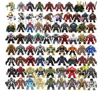Film Marvel chaud Avengers bricolage super-héros modèle 3D ensemble de personnages bloc de construction assemblage jouet cadeau d'anniversaire pour enfants garçon fille En sacs