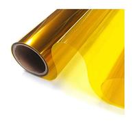 Film Miroir pour Fenetre,Film Fenetre Anti Regard Film de fenêtre Jaune de 3 m Longueur Film Multi-formaille Anti-Explosion à l'eau Anti-Explosion Anti- -Uen Autocollant taché à économie d'énergie (C