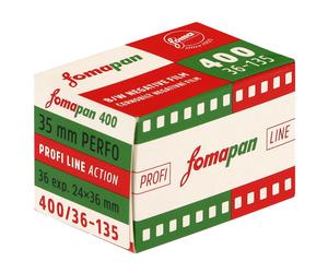 Film noir et blanc FOMAPAN PROFI LINE ACTION 400 Format 135 - 36 poses