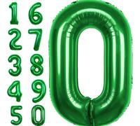 Film numérique en aluminium rechargeable à l'hélium - 100 cm - Pour fête - Rouge rose - Chiffres 2