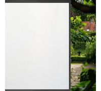 Film Occultant Dépoli 70 x 840 cm Protection UV & Durabilité Film Fenêtre Statique Depoli avec Une Longue Durée de Vie pour Maison Bureau Cuisine, Blanc Mat