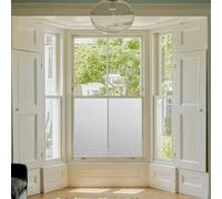 Film Occultant Fenêtre 110 x 200 cm Confidentialité Optimale Film Fenêtre Statique Depoli Facilité D’Installation & Réversibilité pour Maison Bureau Cuisine, Mat Pur