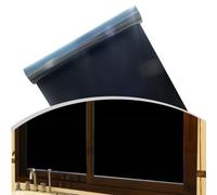 Film occultant pour fenêtre - Noir mat - 30 cm x 3 m - 30 cm x 2 m