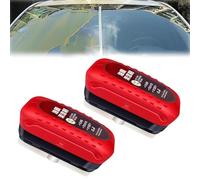 Film oléophobe pour vitres d'automobiles, Nettoyant de film d'huile pour vitres de voiture, Dissolvant De Film D'huile Pour Verre, Revêtement de verre et polissage pour pare-brise de voiture (2PCS)