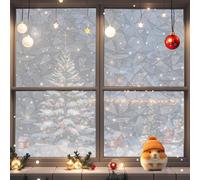 Film Opaque pour Fenetre 60 x 105 cm, Fenetres Auto-Collant, Anti Regard, Anti-UV, Protection de Soleil, Film Fenetre Anti Regard UV, avec Outil, pour, Polygone