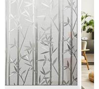Film Opaque Vitrage Anti UV Fenetre 65 x 200 cm Film Électrostatique Film de Confidentialité Opaque et Réutilisable, Bon Intimité, Anti UV pour Maison, Bureau, Bambou