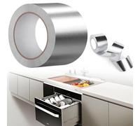 Film pare-vapeur pour lave-vaisselle, Ruban Adhésif en Aluminium, 2000×50 mm - Film de Protection Thermique pour Lave-vaisselle, Plan de Travail, Gouttière, compatible Beko/Whirlpool/Bauknecht