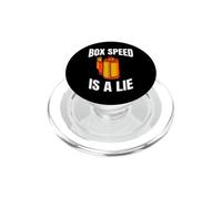 Film Photographer Box Speed is A Lie Analog Camera PopSockets PopGrip pour MagSafe