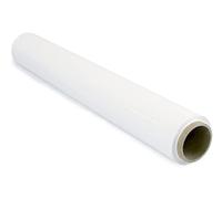 Film pour emballer 50 cm de large et étirable jusqu'à 300 mètres de longueur - Rouleau de film élastique manuel pour emballage industriel - Ofituria (Blanc, 1 Roleau)