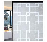 Film pour FenêTre Film Décoratif Mat for Fenêtre, Vinyle en Verre Auto-adhésif Opaque for La Maison, Autocollants De Teinte Givrée Anti-UV pour la Confidentialité(A,45X200 CM)