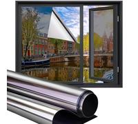 Film pour fenêtre HR+ isolant et protection solaire avec effet miroir - Argenté (90 x 300)