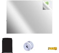 Film pour fenêtres Blackout, 100% opaque, autocollant, protection visuelle, argent 270 x 280cm