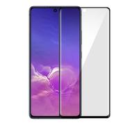 Film pour Galaxy S10 Lite Verre Trempé 9H Résistant Transparent au Contour Noir
