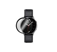 Protection d'écran pour smartphone Avizar Film pour Galaxy Watch Active 2 44mm Verre Flexible Antichoc Anti-trace Contour Noir