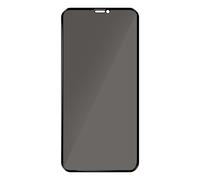 Film pour iPhone 11 Pro Max Anti-espion Verre Trempé 9H Anti-traces Noir
