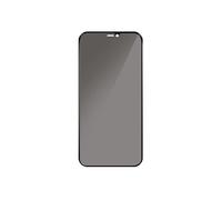 Film pour iPhone 12 et 12 Pro Anti-espion Verre Trempé 9H Anti-traces Noir