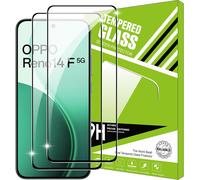 Film Pour Oppo Reno 13 & Reno 14 & Reno 14 F & 14 Fs Verre Trempé [2 Pièces] Protecteur D'écran Hd Verre Trempé