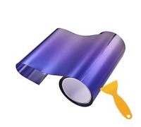 Film pour pare-brise de voiture, bande de pare-soleil de voiture, film teinté, pare-brise avant protégé contre les UV, accessoires de bannière 135 x 20 cm - Violet