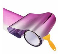 Film pour pare-brise de voiture, bande de pare-soleil de voiture, film teinté, pare-brise avant protégé contre les UV, accessoires de bannière 135 x 20 cm - Rose