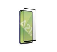 Avizar Film pour Samsung Galaxy A21s Verre Trempé 9H Adhésion Totale Fin Noir